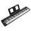 61 Key Folding Piano Full Size Rechargeable Clear 5