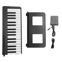 61 Key Folding Piano Full Size Rechargeable Clear