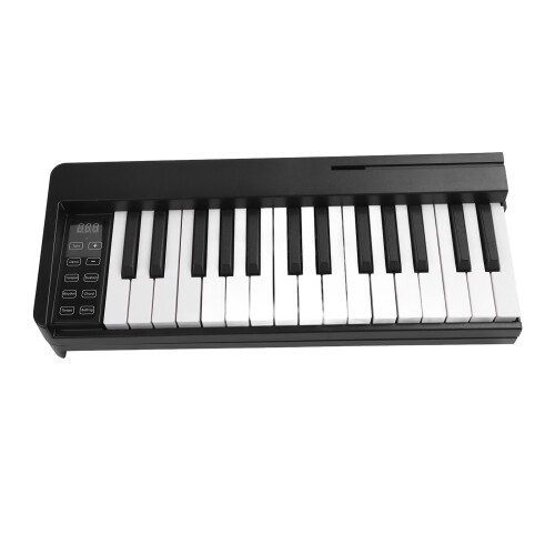 61 Key Folding Piano Full Size Rechargeable Clear 1