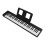 61 Key Folding Piano Full Size Rechargeable Clear 10