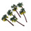 5Pcs Mini Tropical Palm Tree Simulation Plastic Coconut Tree Bonsai Miniature Landscape Decoration Scenery 4