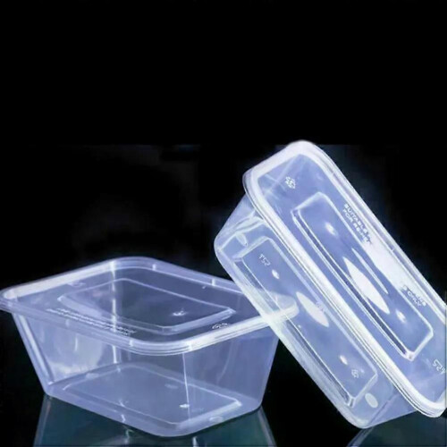 50 cajas de embalaje desechables resistentes a la temperatura, ecológicas, para llevar. 1
