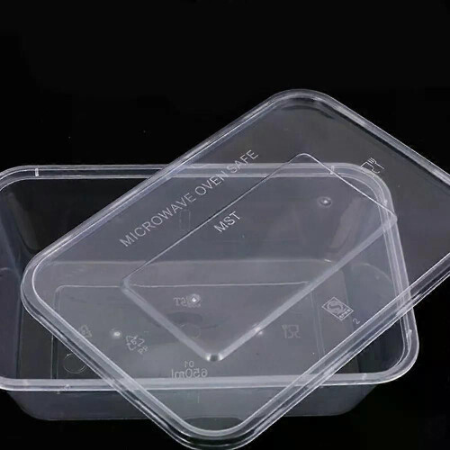 50 cajas de embalaje desechables resistentes a la temperatura, ecológicas, para llevar. 2