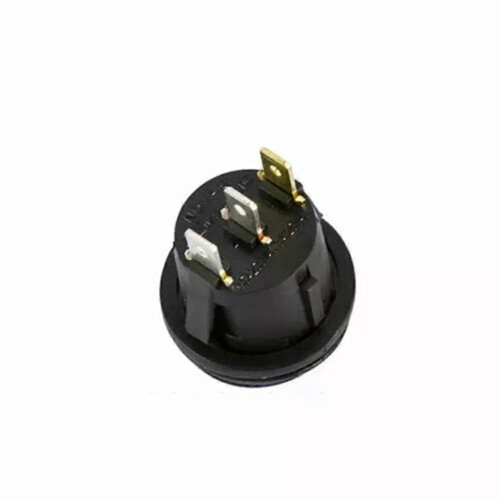 Interruttore rotondo a levetta ON/OFF per auto, barca, camion, 5 pezzi, LED blu-luce, 12 V 2