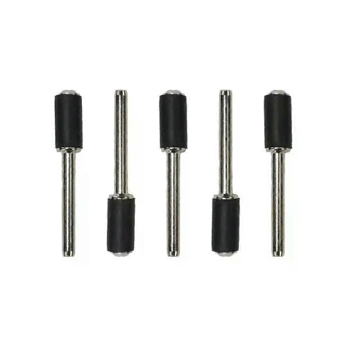5Pcs Sanding Mandrels 127mm/317mm/635mm Rubber Shank Mandrels Silver 95mm Abrasive Tools Drum Sanding 2