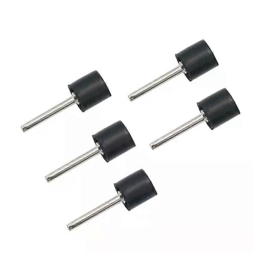 5Pcs Sanding Mandrels 127mm/317mm/635mm Rubber Shank Mandrels Silver 95mm Abrasive Tools Drum Sanding 1
