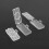 50pcs Waterproof Transparent Cable Sign Cards Label Display Identification Box 4