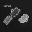 50pcs Waterproof Transparent Cable Sign Cards Label Display Identification Box 5