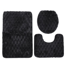 Toilet Training Soft Rug Set with Toilet Cover Mat