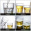 6 st ölmugg glas vatten klara dricksglas Akryl Okrossbara spritkoppar 5