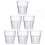 6 st ölmugg glas vatten klara dricksglas Akryl Okrossbara spritkoppar 3