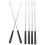 Lot de 6 fourchettes télescopiques pour barbecue 2
