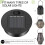 6 st Solar Lights Replacement Top 7 Lumen Solar Lantern Parts LED Solar Panel Lantern Lock Lights for 3