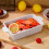 Rectangular Bakeware Ceramic White 1pcs For Roasting Supply 5