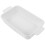 Rectangular Bakeware Ceramic White 1pcs For Roasting Supply 11