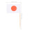 Fruit Picks Flag Shaped Paper Assorted Color 200pcs 2
