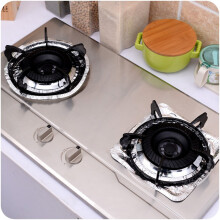 30Stk 3 Sets Aluminium Reinigungspad Für Gas Herd Brenner Quadratisch