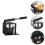 1Pc Manual Fruit Juicer Black Stainless Steel Hand Press Squeezer 5