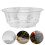 Clear Plastic Party Bowl Soup Bowls Transparent 100pcs 9