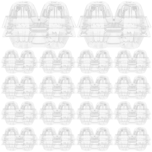 Plastic Egg Tray Egg Container Transparent 50pcs 1