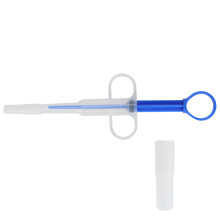 Haustiermedizin Fütteringspritze für Katzen & Hunde, 14,9 cm, Blau