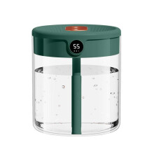 USB Humidifier with And Humidity Display ,Quiet Cool Mist Humidifier for Bedroom And Office Plants, Easy To Clean