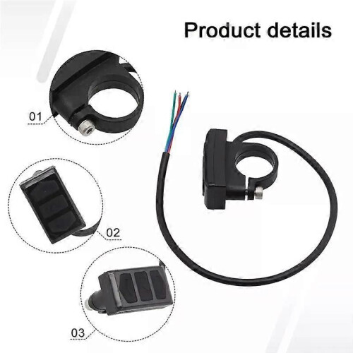 Interrupteur de vélo électrique A51Q, bouton de commande pour guidon, interrupteur de compteur divisé, 1