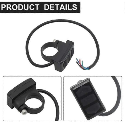 Interrupteur de vélo électrique A51Q, bouton de commande pour guidon, interrupteur de compteur divisé, 2