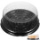 10Pcs Clear Plastic Cake Containers with Lids 8inch Food Storage Boxes 1