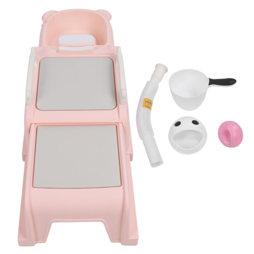 Retractable Shampoo Chair for Kids with Soft