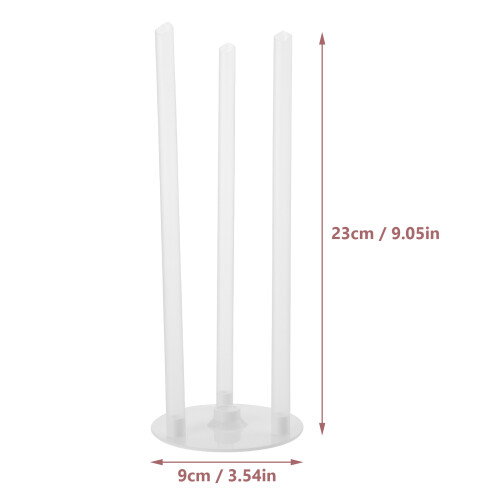 10 Sets Cake Load Stand Straw Tier Supports Bracket Rod 1