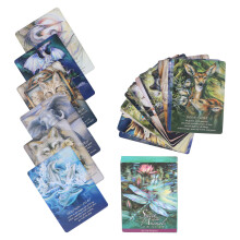 Verspielte Tiergeist-Orakel-Karten 51 Karten Wahrsage-Deck