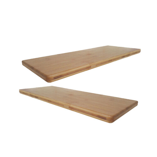 2 Pcs Bamboo Frame Wooden Storage 2