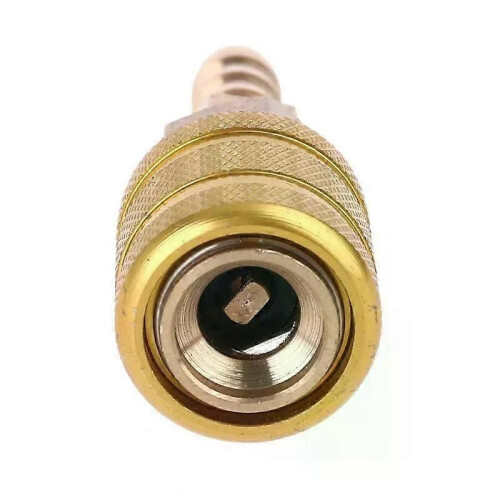 8 mm bildäck ventilklämma Solid mässing munstycksklämma Uppblåsningspump Adapter Luftchuck uppblåsare 1