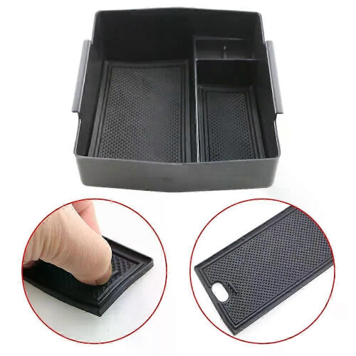 ABS Car Center Console Organizer Tray for Subaru Forester Interior Armrest Insert Storage Box 2