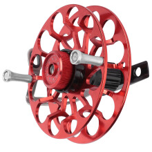 All-Metal tragbare Spinnrolle 4C, 150m/11lb, Rot