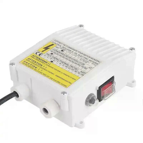 ABS Pump Control Box Bulit in Thermal Protection Circuit Breaker Controller for Deep Well Submersible 1