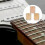 ABHS-12st Gitarrhalsbrickor massivt lönnträ Gitarrhals mellanläggsskydd 025 05 och 1 grads gitarr 4