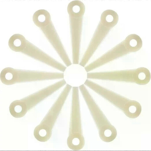6 st plasttrimmerklippblad Gräsklipparhuvud utbytesblad 4111-007-1001 för Stihl PolyCut 1