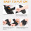 ABVB-D-Ring Enhanced Weight Lifting Straps For Cable Machines Gym Workout Accessories 2