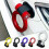 ABS Car Styling Trailer Hooks Sticker Decoration Car Auto Rear Front Trailer Simulation Racing Ring 2