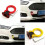 ABS Car Styling Trailer Hooks Sticker Decoration Car Auto Rear Front Trailer Simulation Racing Ring 5