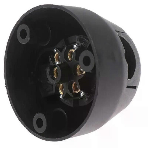 7 Pin European Trailer Socket 12V Towbar Towing Socket Car Plug Connector 2