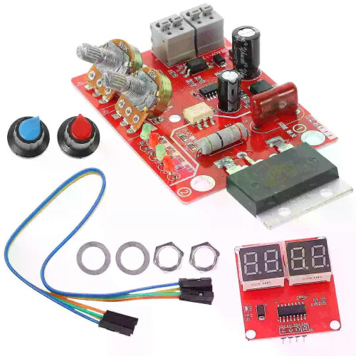 Justerbar punktsvetskontroller Svetsbräda PCB Krets DIY Utrustning Panel Tidsström Maskin 1