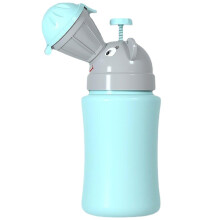 Baby Urinal Travel Potty for Kids, Leak-Proof Portable Design, Lightweight Outdoor Use, 7.87x4.72x3.15 Inches, Blue Pink Color