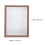 Raindrops Wooden Small Deep Shadow Box Frame For Specimen Dry Flower 10