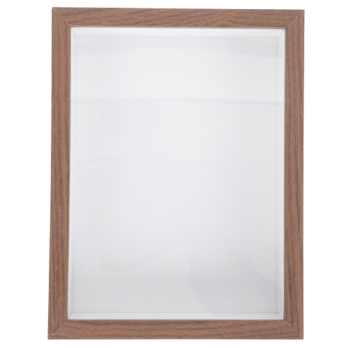 Raindrops Wooden Small Deep Shadow Box Frame For Specimen Dry Flower