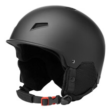 Ski Helmet Snowboard Helmet Black L Adjustable Shock Absorption Breathable with Glasses Clip for Snow Sports