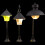 6Pcs Black ABS Mini Street Light Model for Tiny House Decor DIY Scene 3