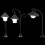6Pcs Black ABS Mini Street Light Model for Tiny House Decor DIY Scene 8